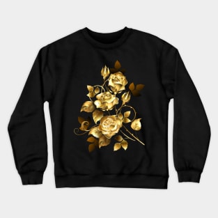 Gold roses Crewneck Sweatshirt